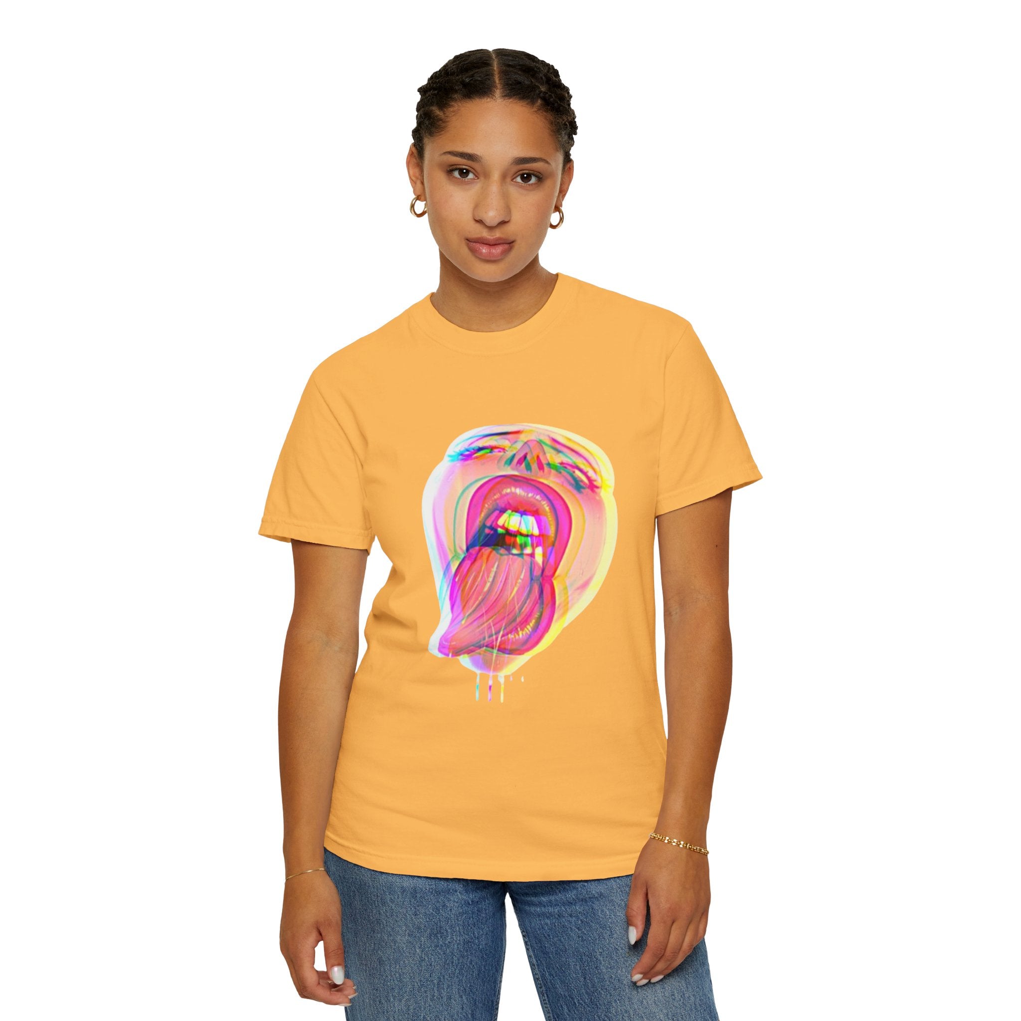 Open Wide Garment-Dyed T-shirt