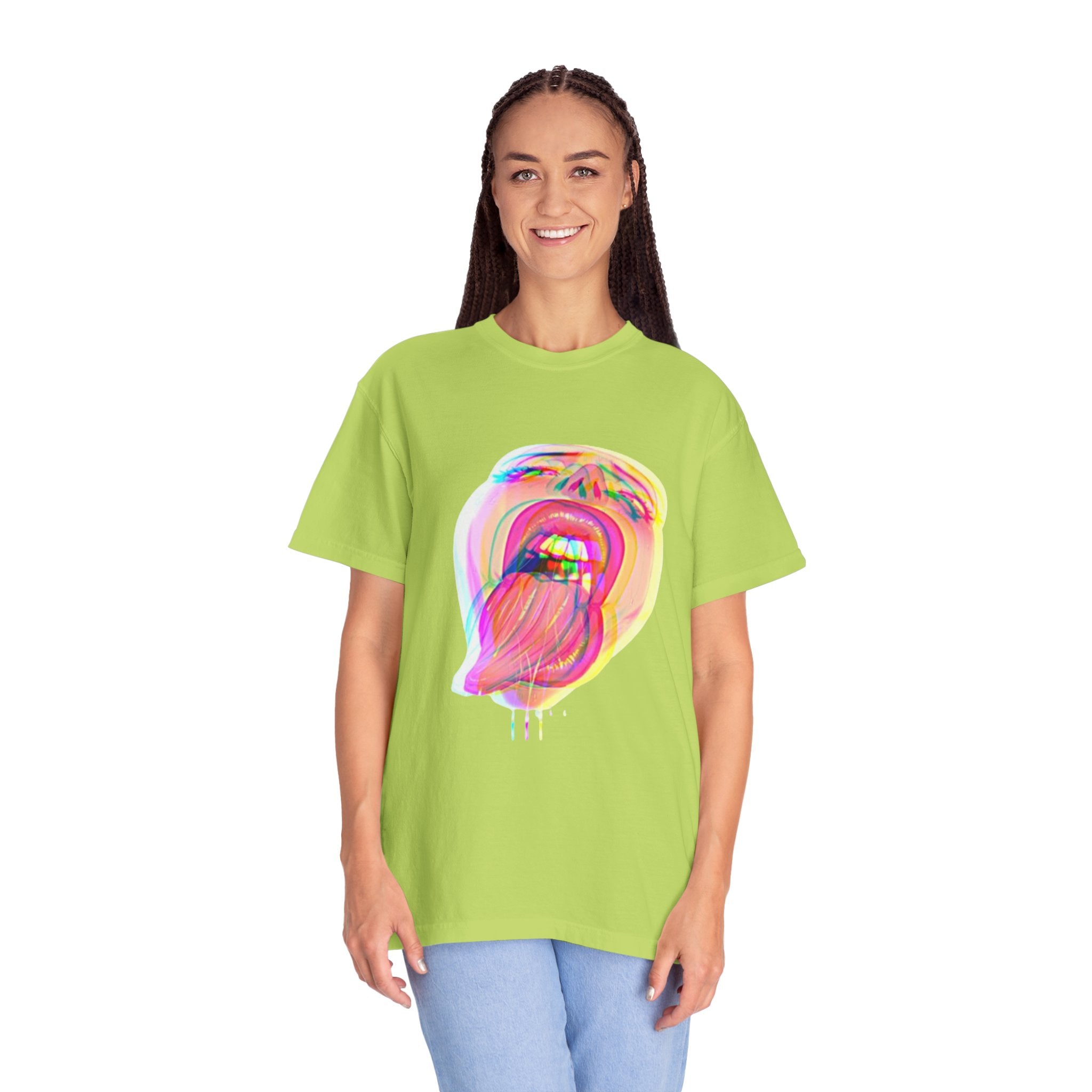 Open Wide Garment-Dyed T-shirt