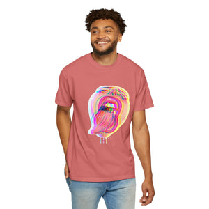 Open Wide Garment-Dyed T-shirt